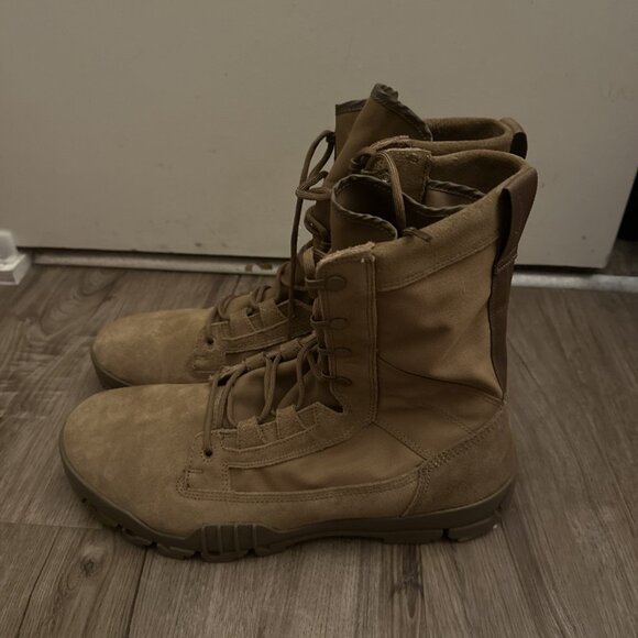 NIKE SFB 8" JUNGLE COYOTE SPECIAL FIELD MILITARY BOOTS 828654-900 SIZE 12.5 New - Picture 4 of 8
